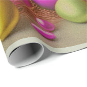 2 Osterholz- und Goldene Eiersammlung Geschenkpapier (Rolleneckpunkt)