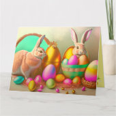 2 Osterholz- und Goldene Eiersammlung Karte (Vorderseite)