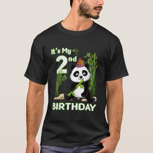 2. Panda-Tier T-Shirt (Vorderseite)