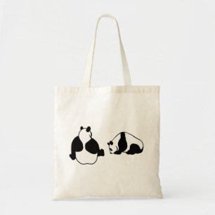 2 Pandas Tragetasche