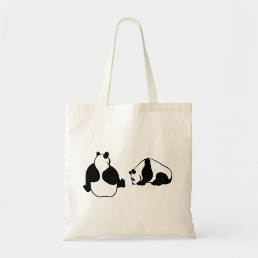 2 Pandas Tragetasche (Vorne)