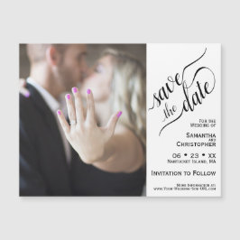 2 Pane Foto Hochzeit Speichern Sie das Datum der M Magnetkarte