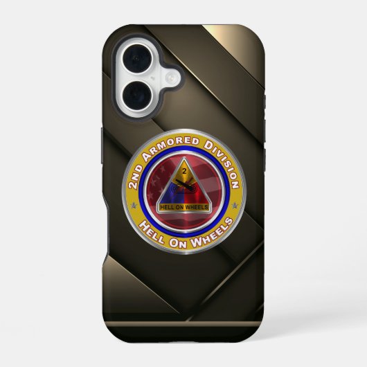 2. Panzerdivision iPhone 16 Hülle (Rückseite)