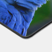 2 Papageien Fotografie und Text Custom Monogram De Schreibtischunterlage (Ecke)