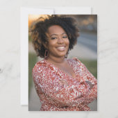 2 PERSONALISIERTES FOTO EINLADUNG (Rückseite)