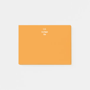 2 Personalisiertes Monogramm, Tonne Post-it Klebezettel
