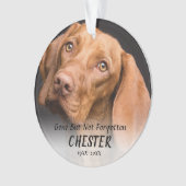 2 Pet Memorial 2021 Weihnachten Ornament (Vorderseite)