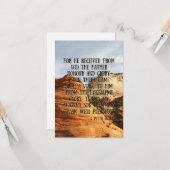 2 Peter 1:17 KJV Flat Greeting Card Karte (Vorderseite/Rückseite Beispiel)