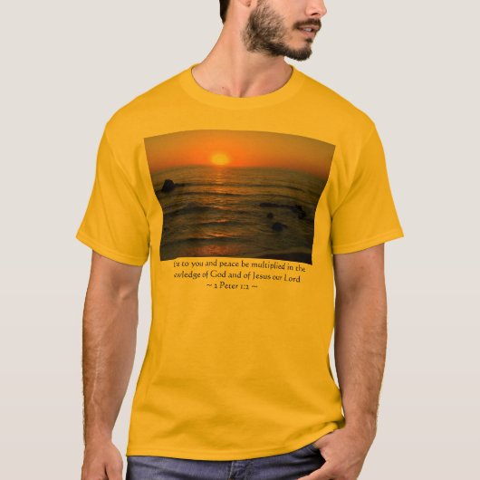 2 Peter 1:2 T-Shirt (Vorderseite)