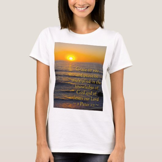 2 Peter 1:2 T-Shirt (Vorderseite)