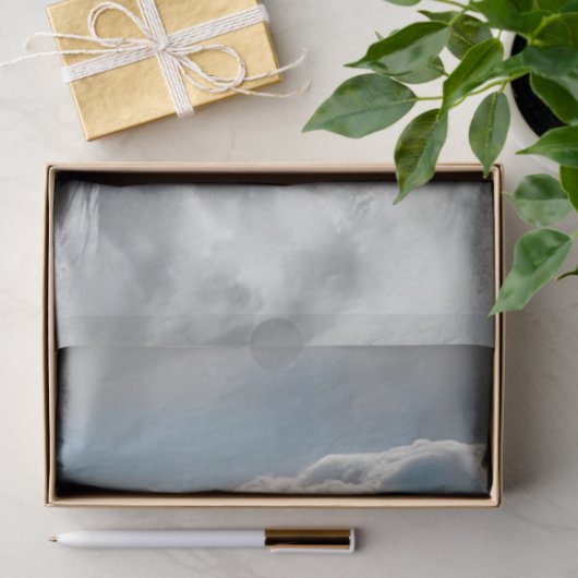 2 Pferde in der Wolkendecke Seidenpapier (Geschenk)