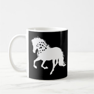 2- Pferde-Shirt, Pferdeliebhaber-Tee, Mädchen Pfer Kaffeetasse