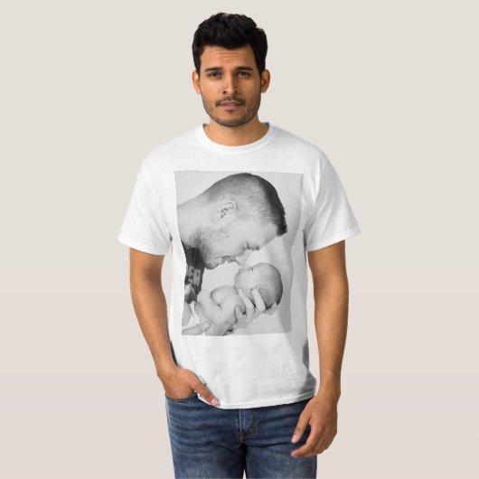 2 Photo Custom Double Sided T-Shirt (Vorne ganz)