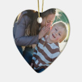 2 Photo Custom  Keramik Ornament (Links)