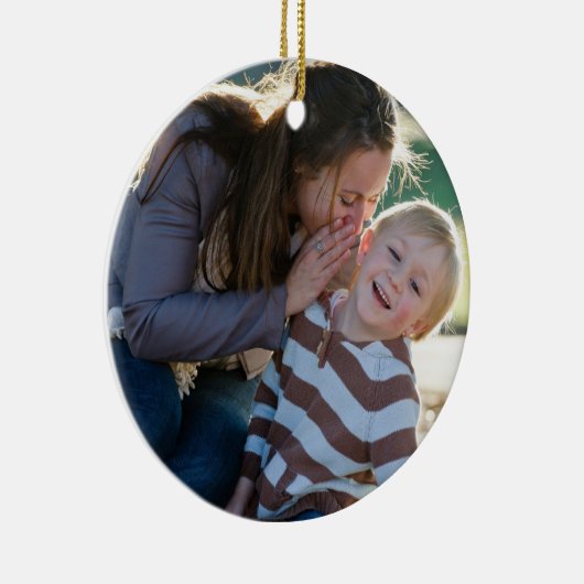2 Photo Custom Keramik Ornament (Rechts)