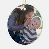 2 Photo Custom Keramik Ornament (Links)