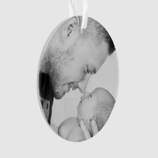 2 Photo Custom  Ornament (Vorderseite)