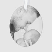 2 Photo Custom Ornament (Vorderseite)