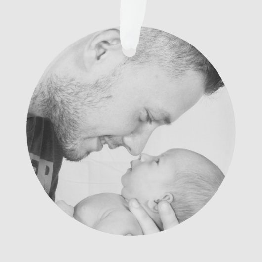 2 Photo Custom Ornament (Vorderseite)