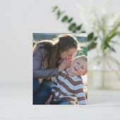 2 Photo Custom  Postkarte (Stehend Vorderseite)