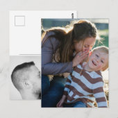 2 Photo Custom  Postkarte (Vorne/Hinten)
