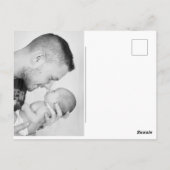 2 Photo Custom  Postkarte (Rückseite)