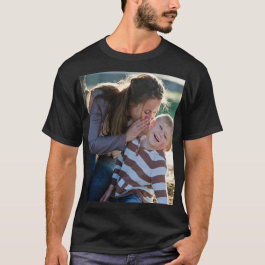 2 Photo Custom  T-Shirt (Vorderseite)