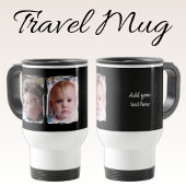 2 photo custom text white black reisebecher