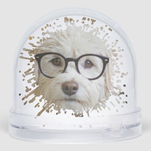 2 Photo Template Graffiti Splat Schneekugeln (Rückseite)