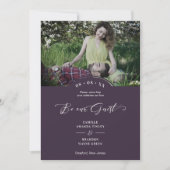 2 Photos Collage Minimalist Be our Guest Save The Date (Vorderseite)