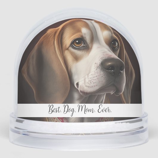 2 Picture Dog or Pet Your Text Here Snow Globes Schneekugeln (Vorderseite)