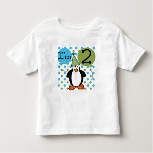 2. Pinguin-Geburtstags-T-Shirts und Geschenke Kleinkind T-shirt