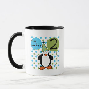 2. Pinguin-Geburtstags-T-Shirts und Geschenke Tasse