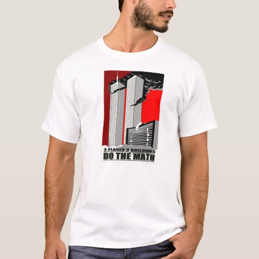2-Planes 3-Buildings tun Mathe T-Shirt (Vorderseite)