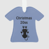 2. Platz Ugly Christmas Sweater Contest Ornament (Rückseite)