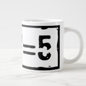 2 plus 2 gleich 5 Jumbo-Tasse (Rechts)