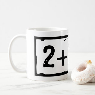 2 plus 2 gleich 5 kaffeetasse