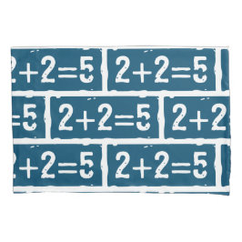 2 plus 2 gleich 5 kissenbezug