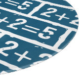 2 plus 2 gleich 5 schneidebrett (Ecke)