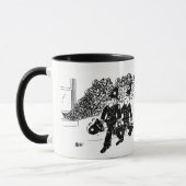 2 Polizeicartoons Tasse (Links)