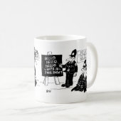 2 Polizeiliche Cartoons Kaffeetasse (VorderseiteRechts)