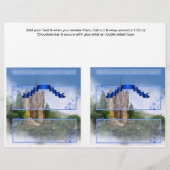 2 Princess Birthday Custom Candy Bar Wrappers Flyer (Vorne)