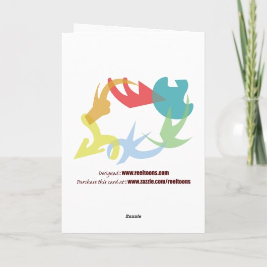 2 QT Geburtstag Karte (Rückseite)