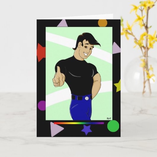 2 QT Geburtstag Karte (Gelbe Blume)