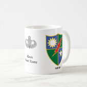 2. Ranger Battalion Alt-Stil-Bildlauf mit Register Kaffeetasse (VorderseiteRechts)