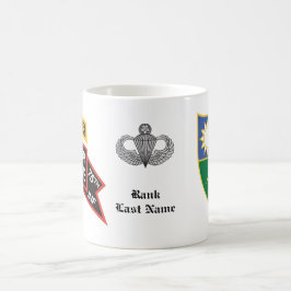 2. Ranger Battalion Alt-Stil-Bildlauf mit Register Kaffeetasse