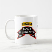 2. Ranger BN, altmodischer Scroll & Tab, Kampfspru Kaffeetasse (Links)