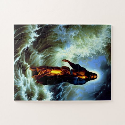 2 Rätsel durch unruhiges Wasser Puzzle (Horizontal)