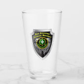 2. Räucherregiment-Schildkrötenschliff-Cup Glas (Vorderseite)