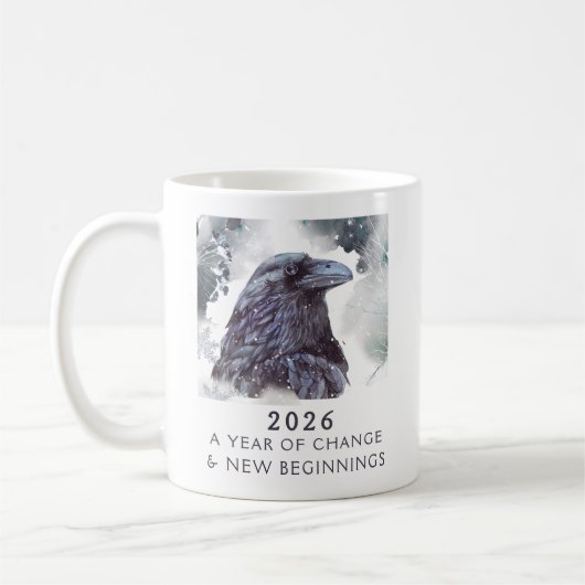 2. Raven 2026 Year of Change Powerful Intention Kaffeetasse (Links)